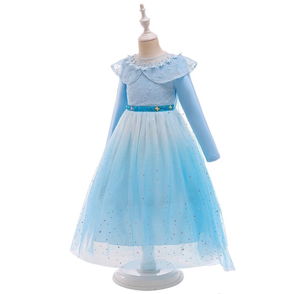 Frozen Elsa Cute Sparkly Costume Dress - Picture 2 of 9
